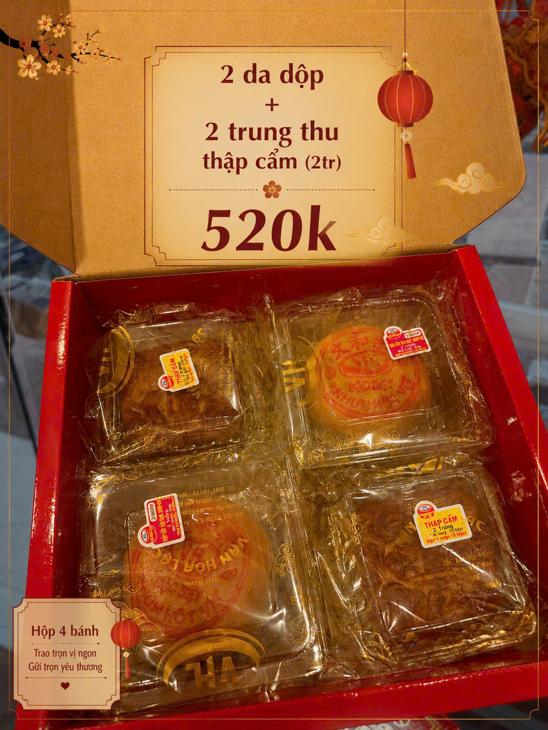 Set Minh Nguyệt Nghinh Phong - Bánh Trung Thu Văn Hòa Lạc